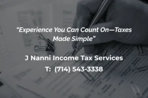 tax preparer Santa Ana CA | tax preparer near me