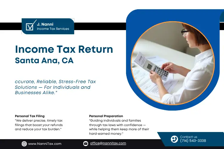 income tax return santa ana ca | Tax preparation services Santa Ana CA
