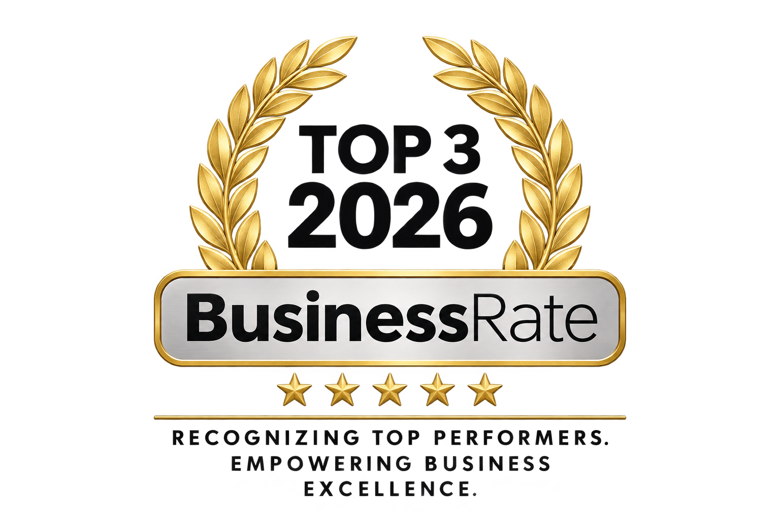 BusinessRate Top 3 2026 recognition badge for J. Nanni Income Tax Service in Santa Ana.